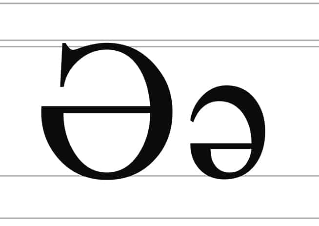 Apple ha portato sulle tastiere di tutti i suoi Iphone lo Schwa. Questo simbolo appare come una “e” rovesciata che deriva dall’alfabeto ebraico.